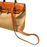 エルメス HERMES エールバッグアドPM □B刻 ナチュラル トワル・レザー レディース リュック・デイパック