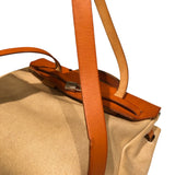 エルメス HERMES エールバッグアドPM □B刻 ナチュラル トワル・レザー レディース リュック・デイパック
