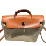 エルメス HERMES エールバッグアドPM □B刻 ナチュラル トワル・レザー レディース リュック・デイパック