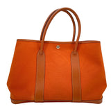 エルメス HERMES ガーデンパーティPM □I刻 ポティロン SV金具 トワル レディース ハンドバッグ