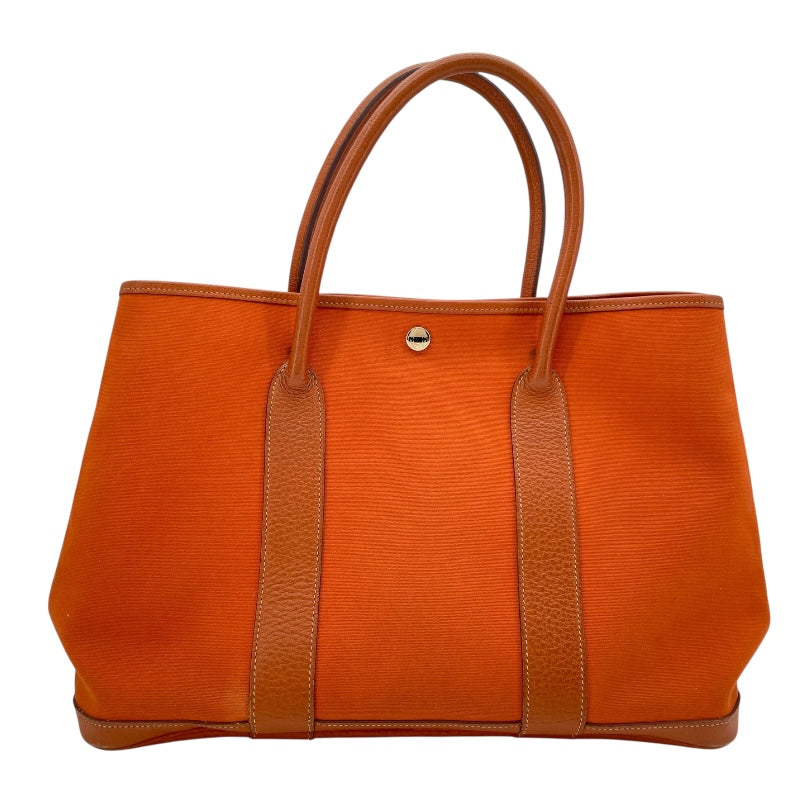 エルメス HERMES ガーデンパーティPM □I刻 ポティロン SV金具 トワル レディース ハンドバッグ