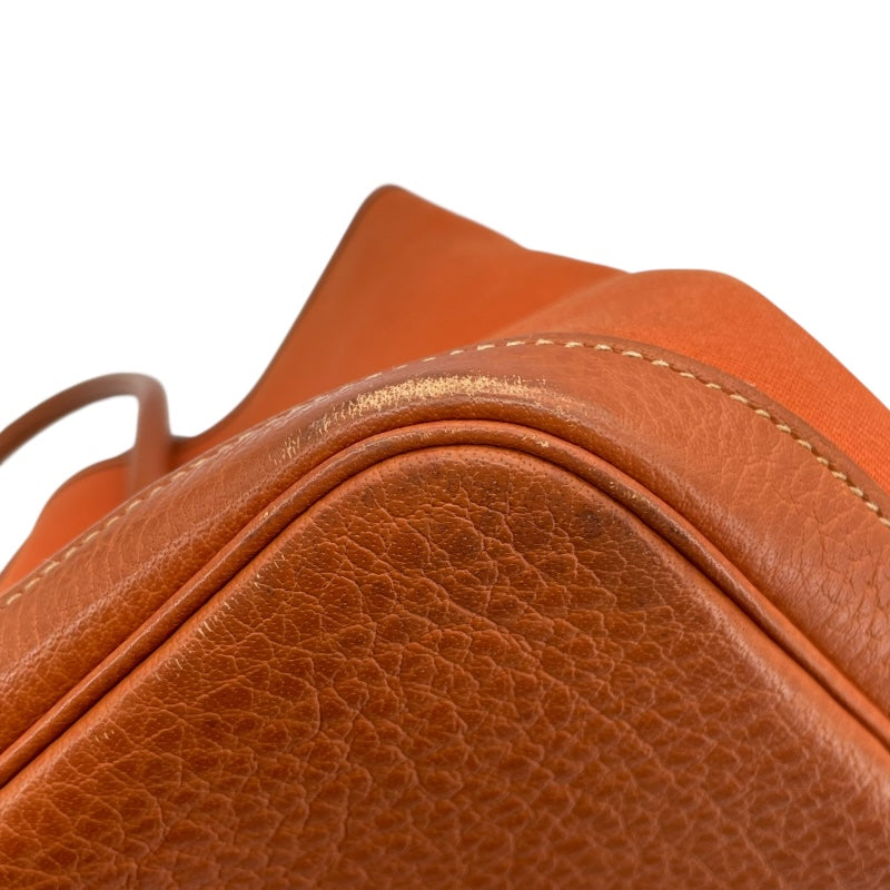 エルメス HERMES ガーデンパーティPM □I刻 ポティロン SV金具 トワル レディース ハンドバッグ