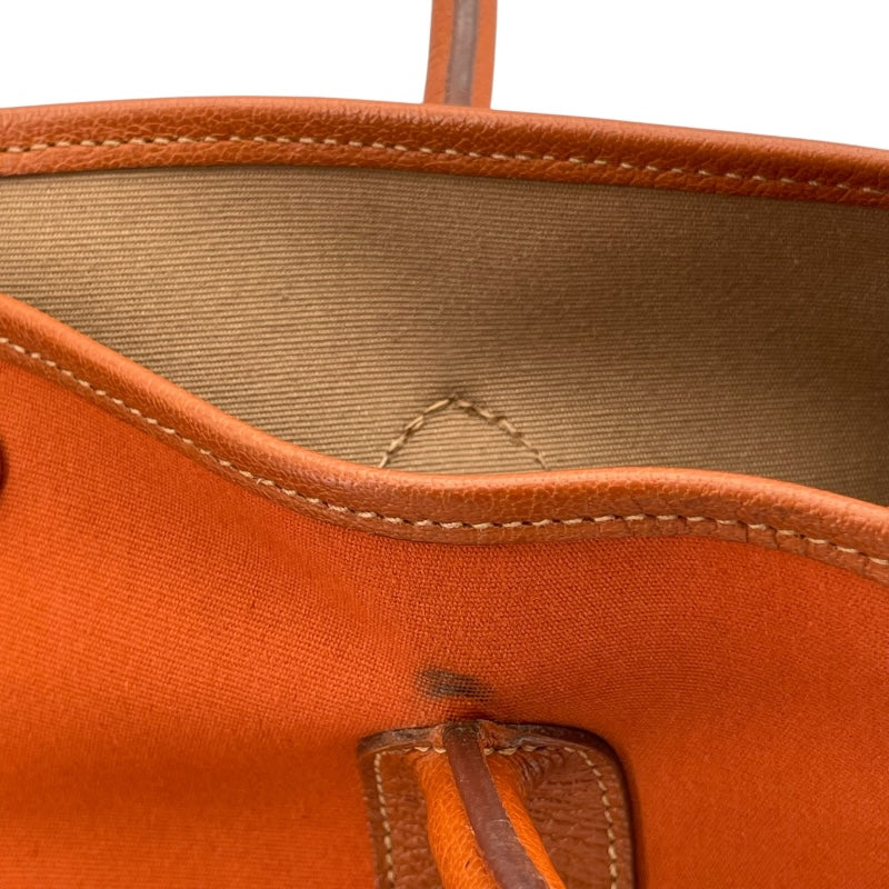 エルメス HERMES ガーデンパーティPM □I刻 ポティロン SV金具 トワル レディース ハンドバッグ