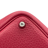 エルメス HERMES ピコタンロックPM T刻 ルビー SV金具 トリヨン レディース ハンドバッグ