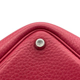 エルメス HERMES ピコタンロックPM T刻 ルビー SV金具 トリヨン レディース ハンドバッグ