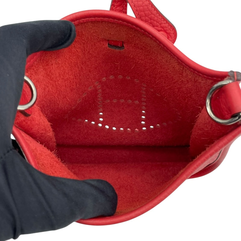 エルメス HERMES エヴリンTPM T刻 ブーゲンビリア SV金具 トリヨン レディース ショルダーバッグ