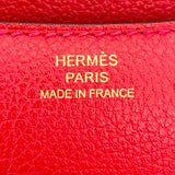 エルメス HERMES コンスタンス3ミニ C刻 ルージュカザック GD金具 エバーカラー レディース ショルダーバッグ