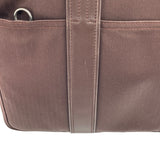 エルメス HERMES アカプルコオディナトゥー ブラウン SV金具 トワル/ツェブロン メンズ ショルダーバッグ