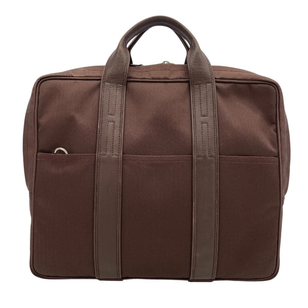 エルメス HERMES アカプルコオディナトゥー ブラウン SV金具 トワル/ツェブロン メンズ ショルダーバッグ