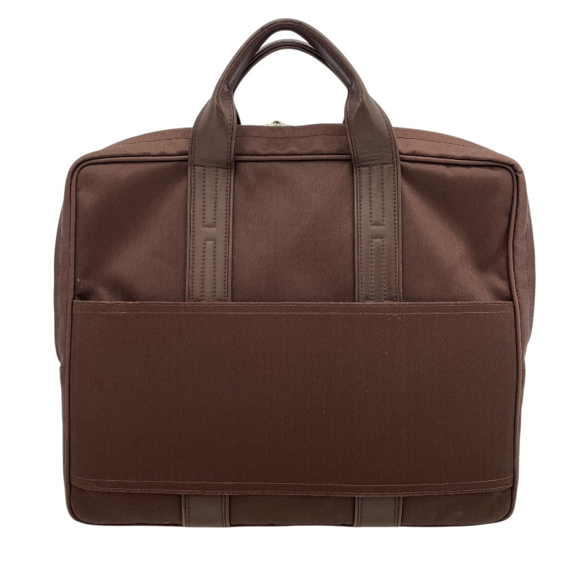 エルメス HERMES アカプルコオディナトゥー ブラウン SV金具 トワル/ツェブロン メンズ ショルダーバッグ