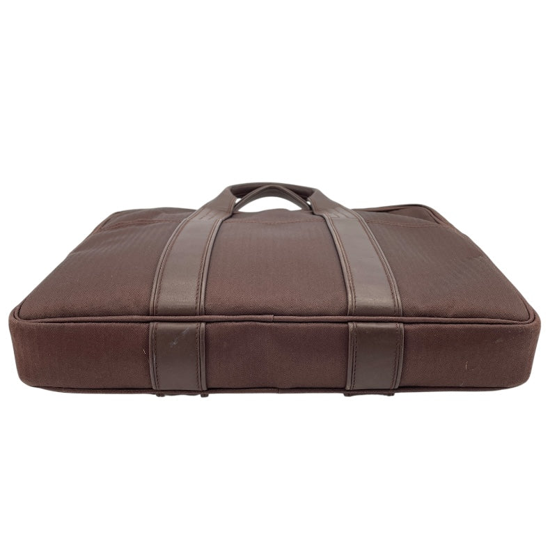 エルメス HERMES アカプルコオディナトゥー ブラウン SV金具 トワル/ツェブロン メンズ ショルダーバッグ