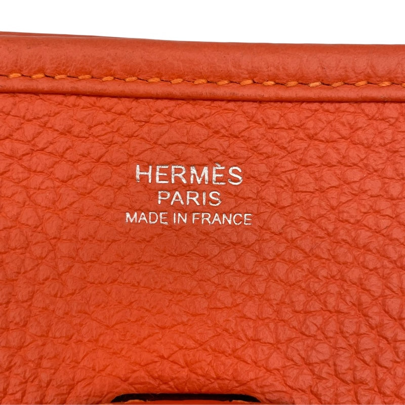 エルメス HERMES エヴリン3PM Y刻 オレンジポピー SV金具 トリヨン レディース ショルダーバッグ