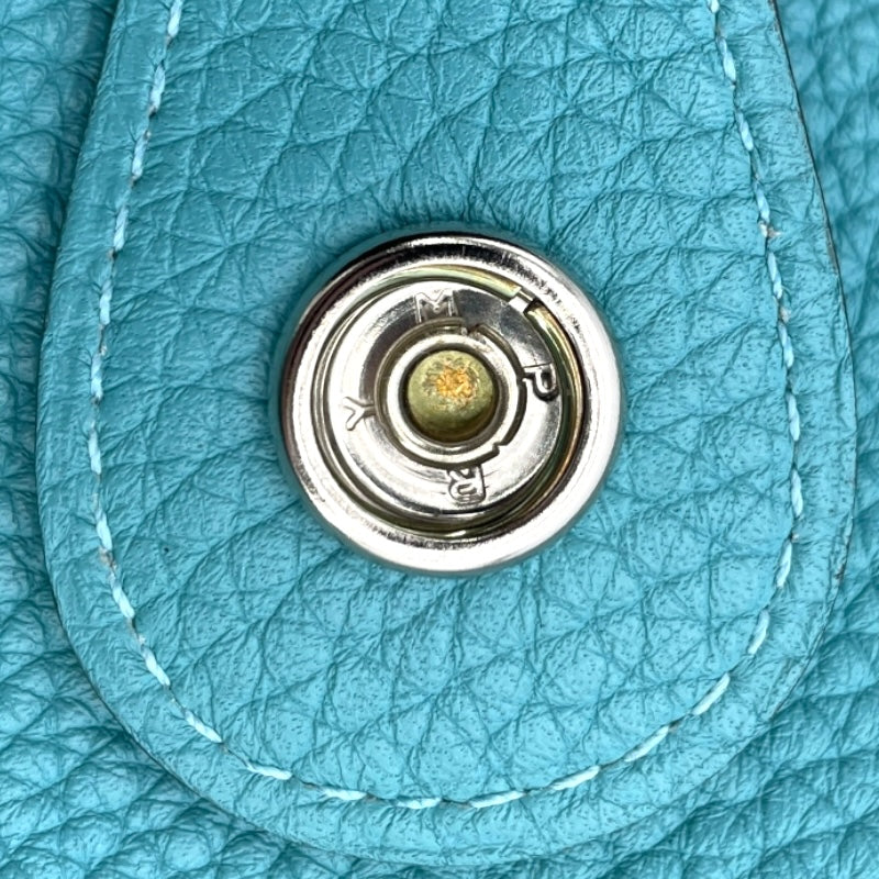 エルメス HERMES エヴリン3PM T刻印 ブルーサンシール シルバー金具 トリヨン レディース ショルダーバッグ