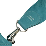 エルメス HERMES エヴリン3PM T刻印 ブルーサンシール シルバー金具 トリヨン レディース ショルダーバッグ