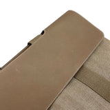 エルメス HERMES ヴァルパラインGM エトゥープ SV金具 トワル/ツェブロン メンズ ハンドバッグ