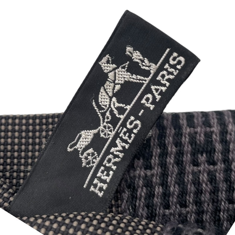 エルメス HERMES エールラインポシェット グレー トワル ユニセックス ショルダーバッグ