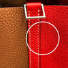 エルメス HERMES ピコタンロックMM カザック Y刻 ルージュクーｘゴールド SV金具 トリヨン レディース ハンドバッグ