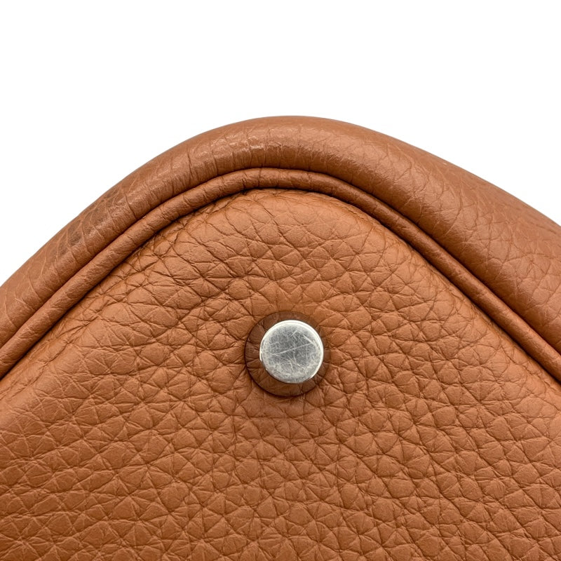 エルメス HERMES ピコタンロックMM カザック Y刻 ルージュクーｘゴールド SV金具 トリヨン レディース ハンドバッグ