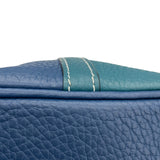 エルメス HERMES ピコタンロック PM カザック Ｄ刻 ヴェールボスフォールｘディープブルー GD金具 トリヨン レディース ハンドバッグ