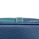 エルメス HERMES ピコタンロック PM カザック Ｄ刻 ヴェールボスフォールｘディープブルー GD金具 トリヨン レディース ハンドバッグ