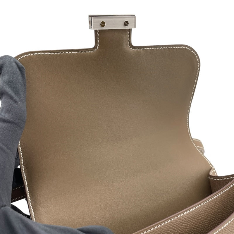 エルメス HERMES コンスタンス3 ミニ ミロワール B刻 エトゥープ SV金具 エプソン レディース ショルダーバッグ