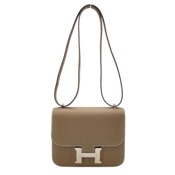 エルメス HERMES コンスタンス3 ミニ ミロワール B刻 エトゥープ SV金具 エプソン レディース ショルダーバッグ