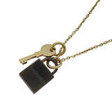 エルメス HERMES アミュレットパドロックPM ゴールド GP/バッファローホーン アクセサリー