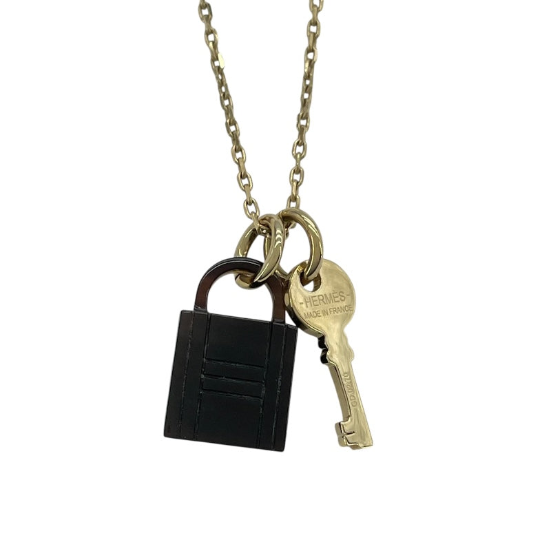 エルメス HERMES アミュレットパドロックPM ゴールド GP/バッファローホーン アクセサリー