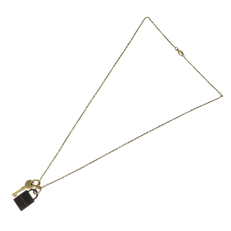 エルメス HERMES アミュレットパドロックPM ゴールド GP/バッファローホーン アクセサリー