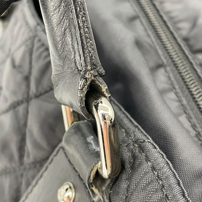 シャネル CHANEL パリニューヨークライントート A33100 ブラック SV金具 ナイロン レディース トートバッグ