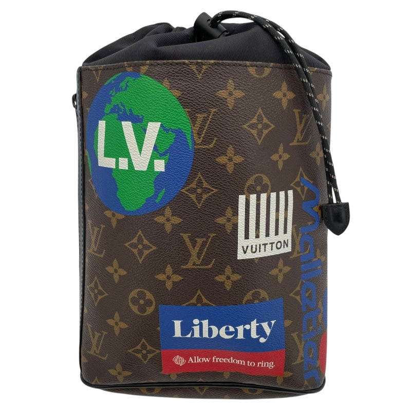 ルイ・ヴィトン LOUIS VUITTON チョークスリングバッグ M44625 ブラウン モノグラムキャンバス メンズ ショルダーバッグ