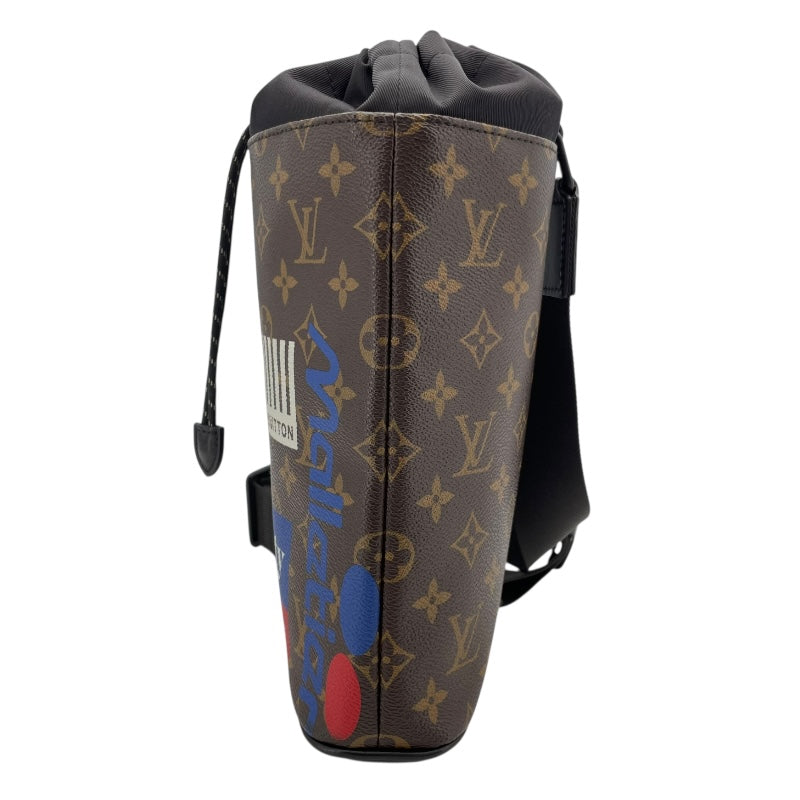 ルイ・ヴィトン LOUIS VUITTON チョークスリングバッグ M44625 ブラウン モノグラムキャンバス メンズ ショルダーバッグ