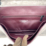 シャネル CHANEL ココマーク チェーンショルダー グレ スエード/ムートン レディース ショルダーバッグ