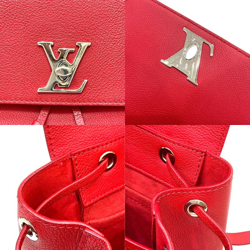 ルイ・ヴィトン LOUIS VUITTON ロックミー バッグパック M41818 ルビー トリヨンレザー レディース リュック・デイパック