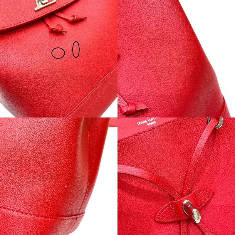 ルイ・ヴィトン LOUIS VUITTON ロックミー バッグパック M41818 ルビー トリヨンレザー レディース リュック・デイパック