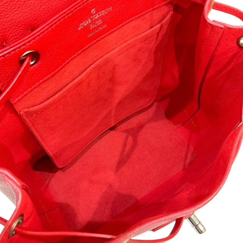 ルイ・ヴィトン LOUIS VUITTON ロックミー バッグパック M41818 ルビー トリヨンレザー レディース リュック・デイパック