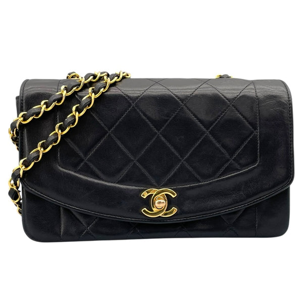 シャネル CHANEL ダイアナ22 A01164 ブラック GD金具 ラムスキン レディース ショルダーバッグ