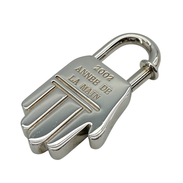 エルメス HERMES カデナハンドモチーフ2002年 ANNEE DE LE MAIN シルバー メタル アクセサリー