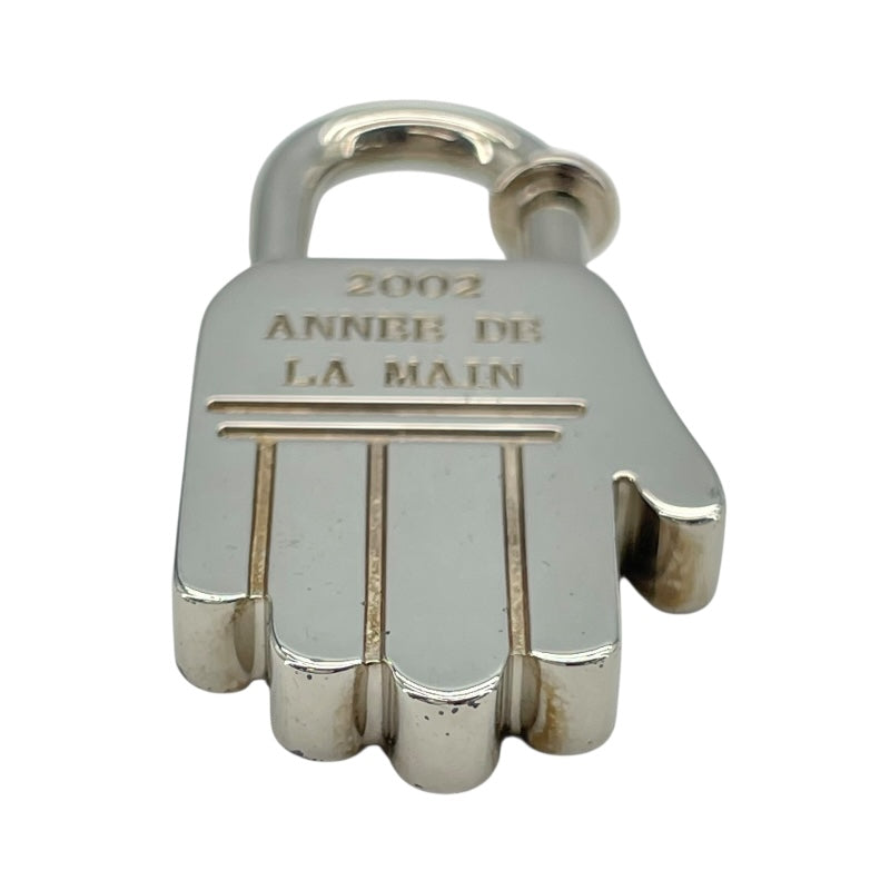 エルメス HERMES カデナハンドモチーフ2002年 ANNEE DE LE MAIN シルバー メタル アクセサリー
