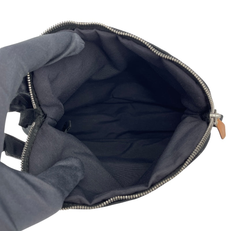 エルメス HERMES ボリードポーチ20 ブラック SV金具 トワル レディース ポーチ