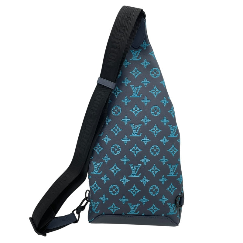 ルイ・ヴィトン LOUIS VUITTON デュオ・スリングバッグ M46562 ブルー