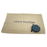 ルイ・ヴィトン LOUIS VUITTON デュオ・スリングバッグ M46562 ブルー モノグラム・シャドウ メンズ ショルダーバッグ