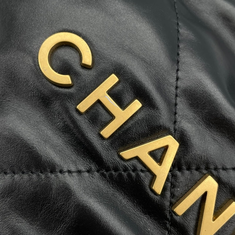 シャネル CHANEL CHANEL22ミニバッグ AS3980 ブラック GD金具 カーフ レディース ショルダーバッグ