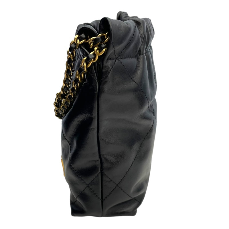 シャネル CHANEL CHANEL22ミニ AS3980 ブラック GD金具 シャイニーカーフ レディース ショルダーバッグ