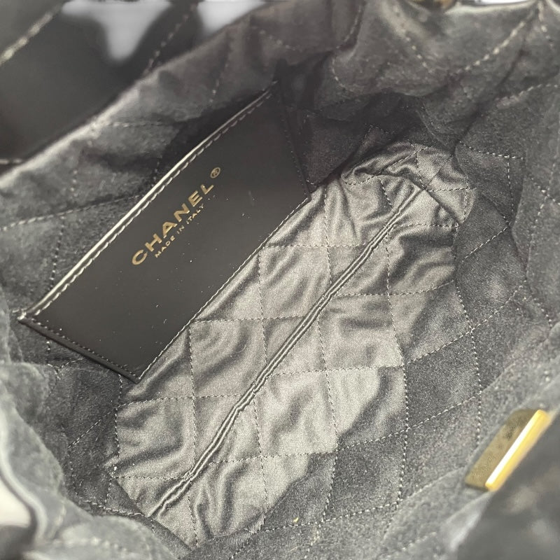 シャネル CHANEL CHANEL22ミニ AS3980 ブラック GD金具 シャイニーカーフ レディース ショルダーバッグ