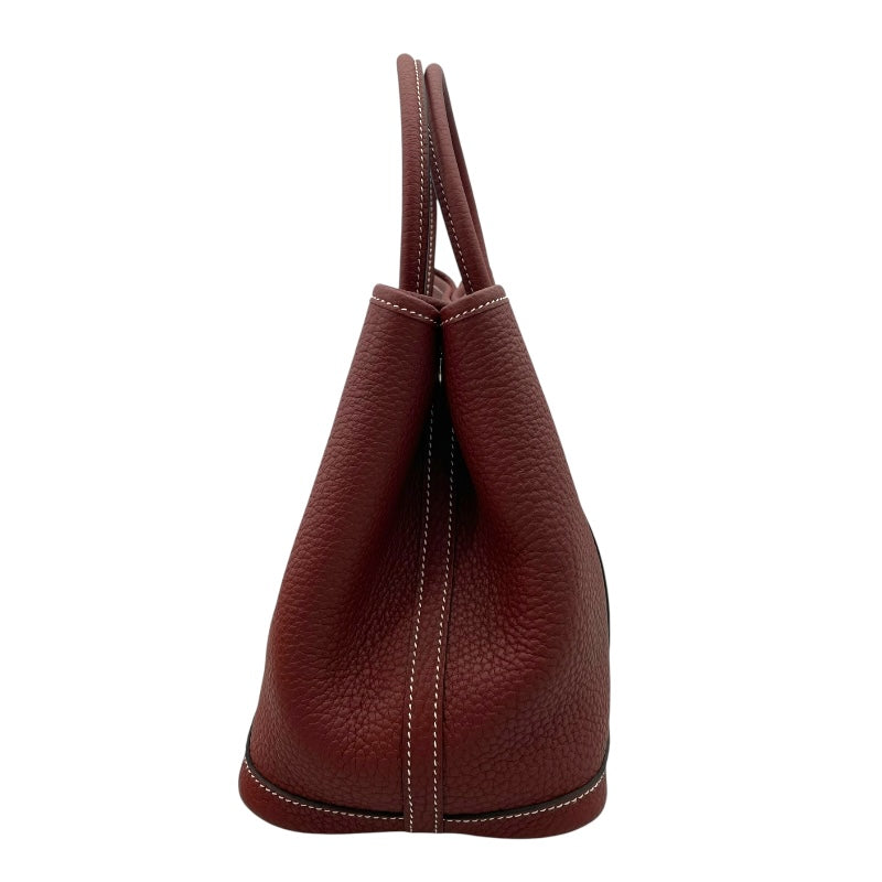 エルメス HERMES ガーデンパーティーTPM B刻 ルージュアッシュ ネゴンダ レディース ハンドバッグ