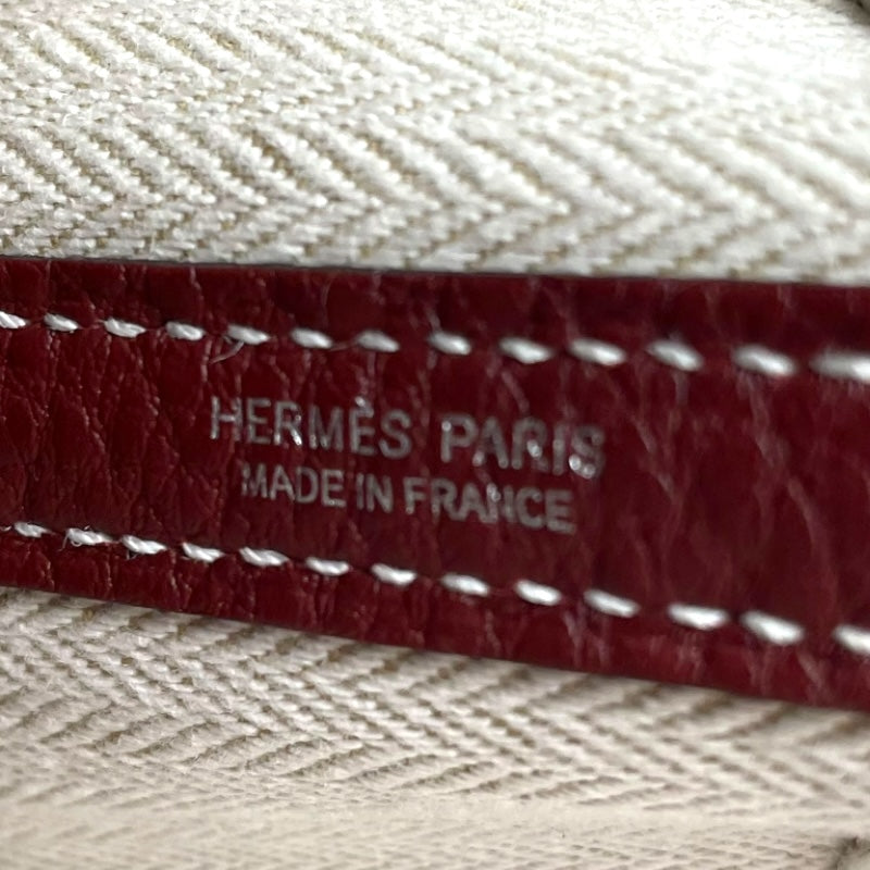 エルメス HERMES ガーデンパーティーTPM B刻 ルージュアッシュ ネゴンダ レディース ハンドバッグ
