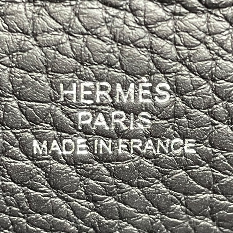 HERMES エルメス　ショルダーバッグ Videpoches W刻印 エルメス HERMES ヴィドポッシュ W刻印 ブラック SV金具 トゴ
