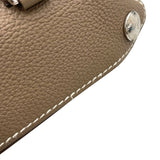 エルメス HERMES ヴィドポッシュ U刻 エトゥープ シルバー金具 トゴ レディース ショルダーバッグ