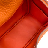 エルメス HERMES リンディミニ U刻印 ブラック ゴールド金具 トリヨンクレマンス レディース ショルダーバッグ